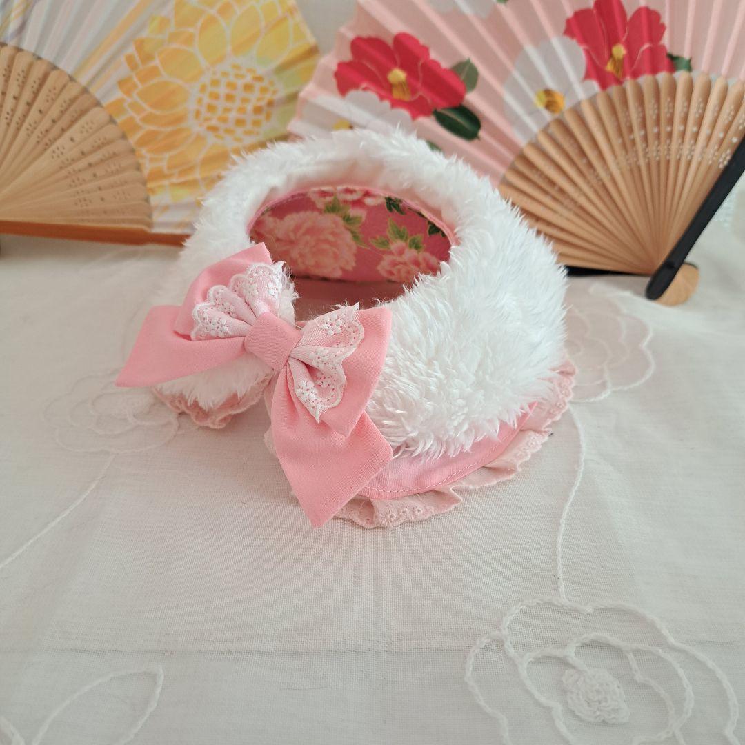 和風ケープ&ふわふわショールセット、わんちゃん猫ちゃん用