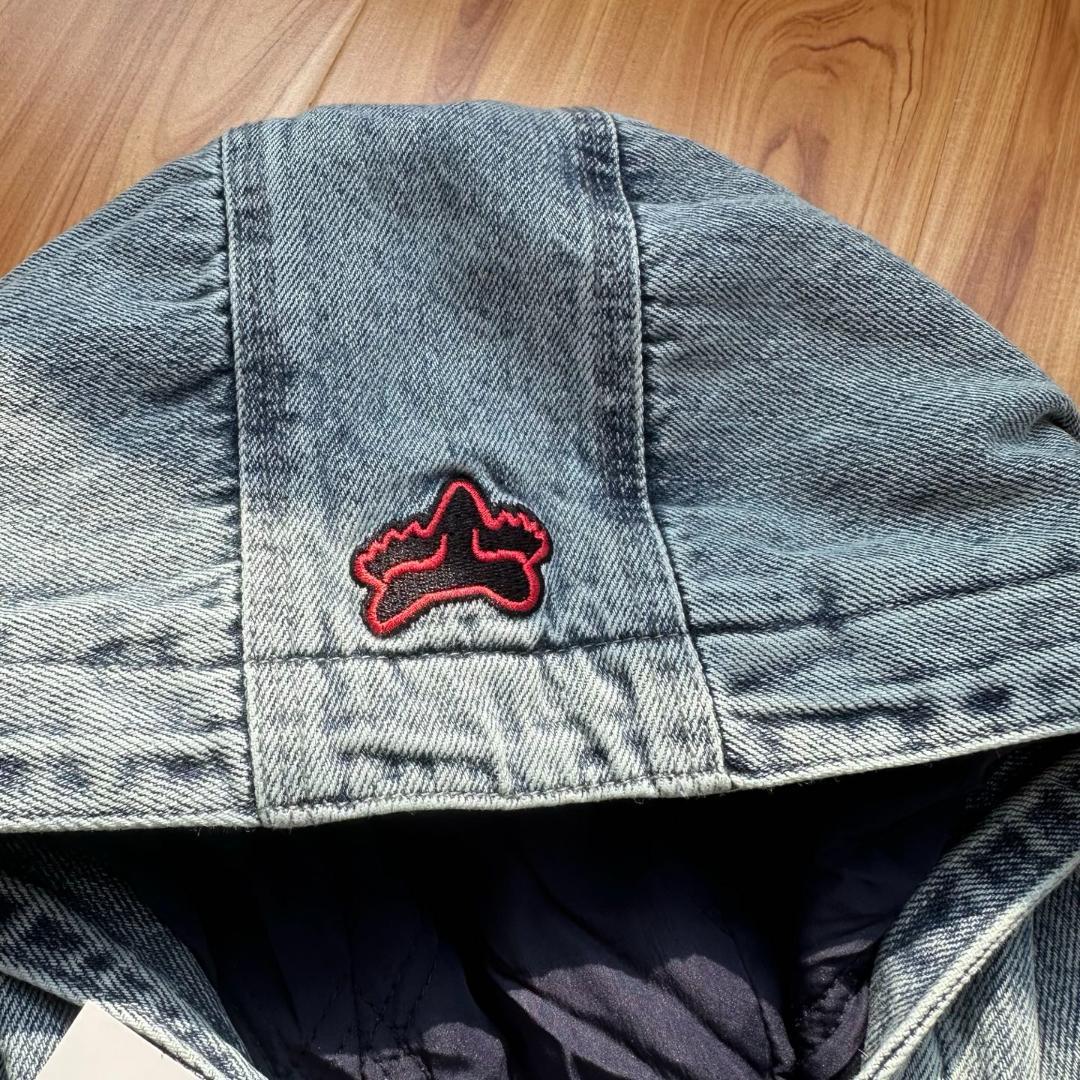 SUPREME デニムジャケット フード付き