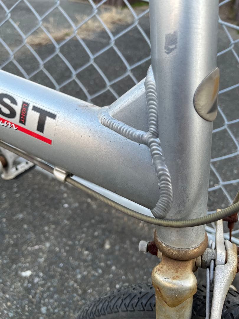 未整備　BRIDGESTONE TRANSIT aluminium 18インチ