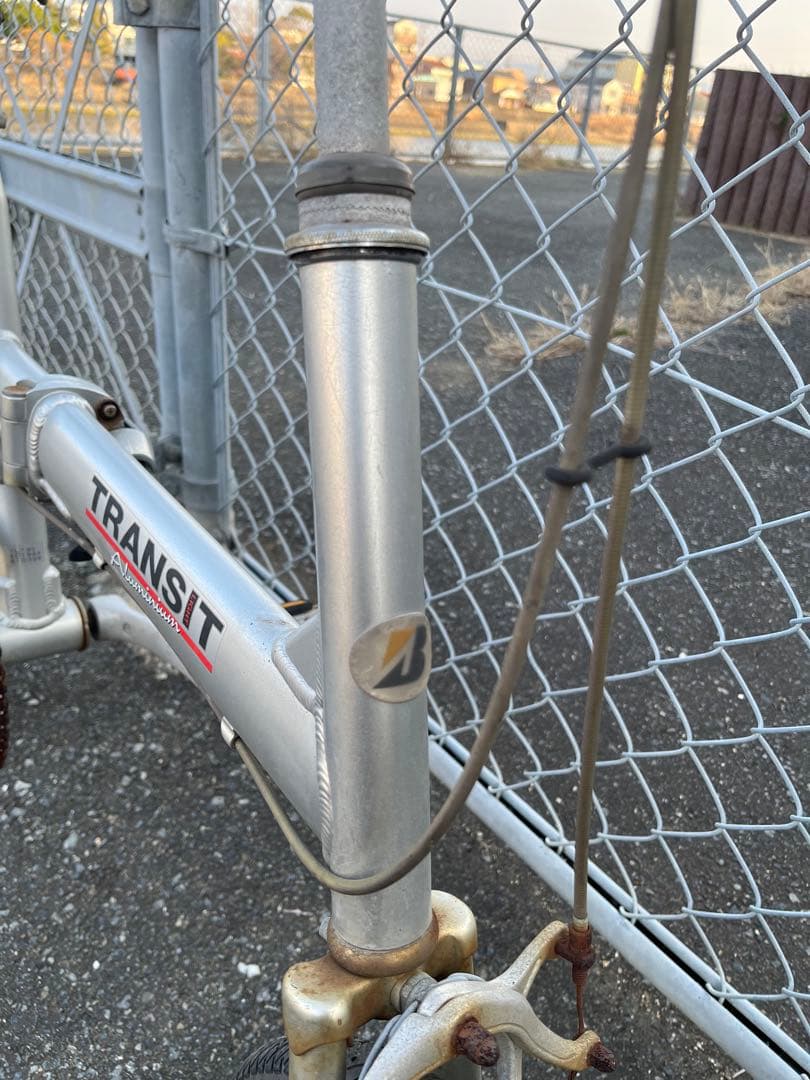 未整備　BRIDGESTONE TRANSIT aluminium 18インチ