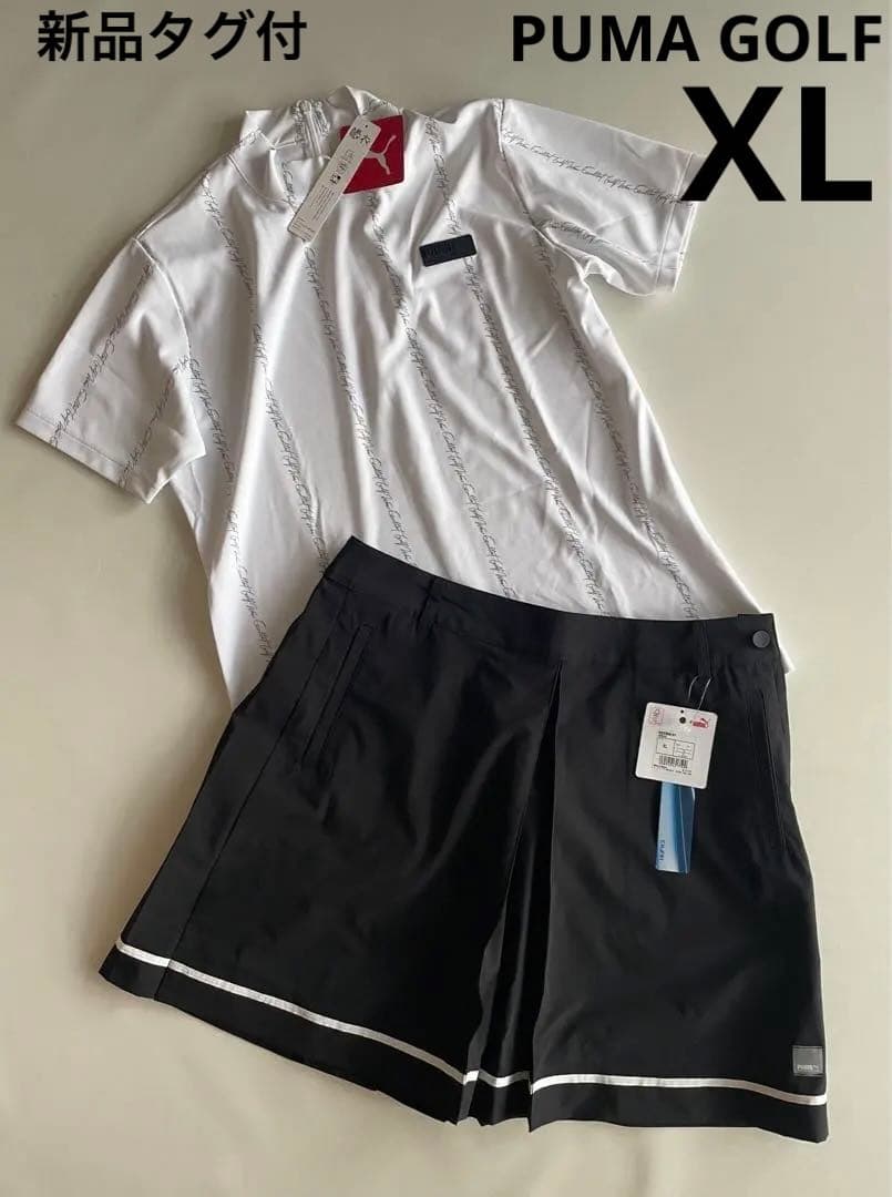新品タグ付⛳️定価34000円プーマゴルフ レディース セット　XL