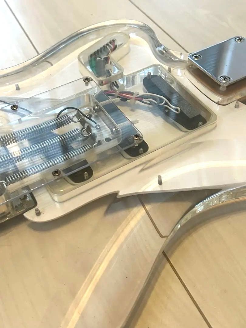 早い者勝ち★クリアボディ/エレキギター ジャズマスタータイプ /ムスタング/