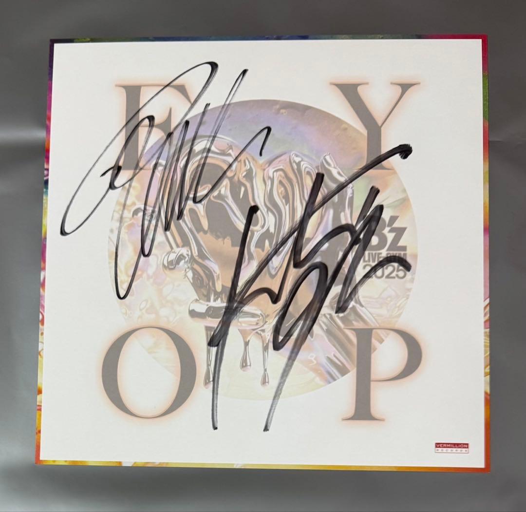 ✨貴重✨ B'z -FYOP-『直筆サイン色紙』おまけ付き❣️