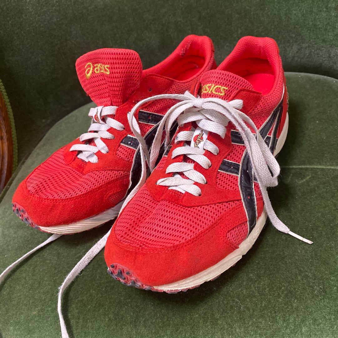ASICS TARTHER JAPAN ランニングシューズ レッド　サイズ28