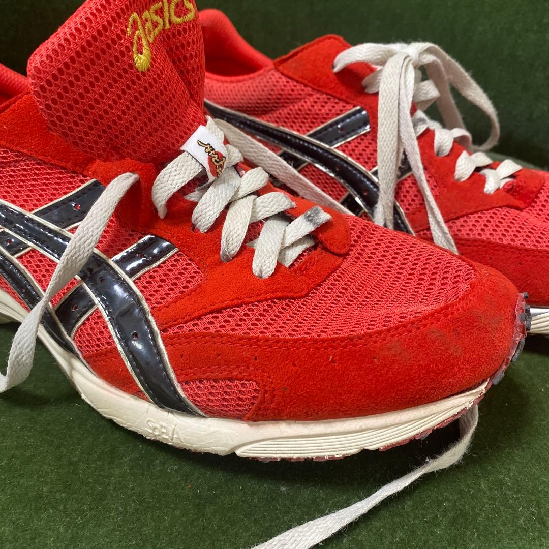 ASICS TARTHER JAPAN ランニングシューズ レッド　サイズ28