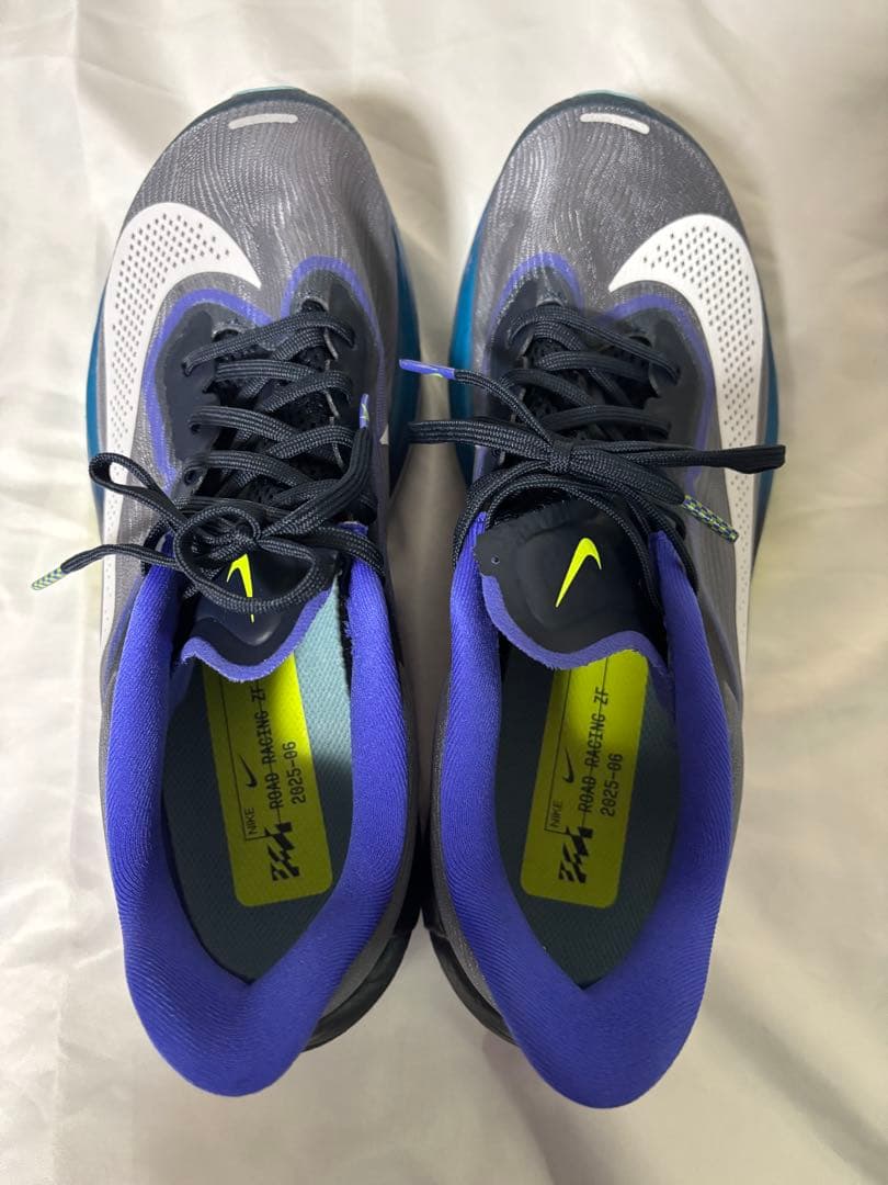 Nikeズームフライ6 ZoomX スニーカー グレー/ネイビー 27.5cm