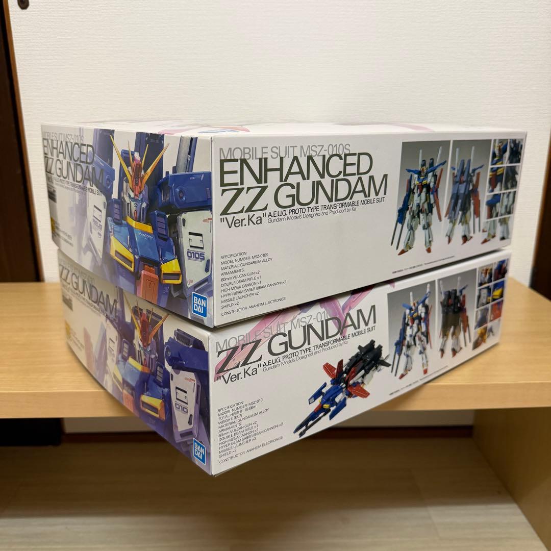 MG ダブルゼータガンダム ver.Ka 強化型 セット zzガンダム