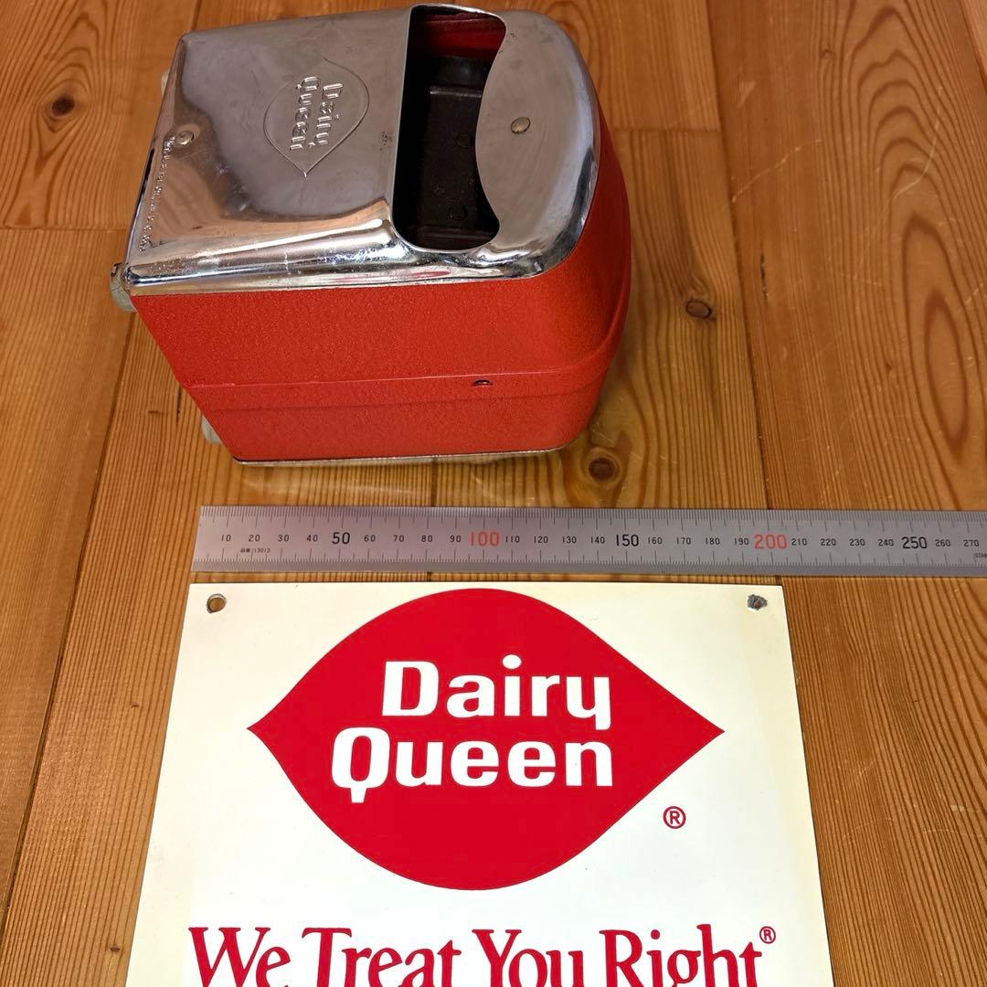 1980年代　デイリークイーン　看板　ナプキン　ディスペンサー　セット　店舗用