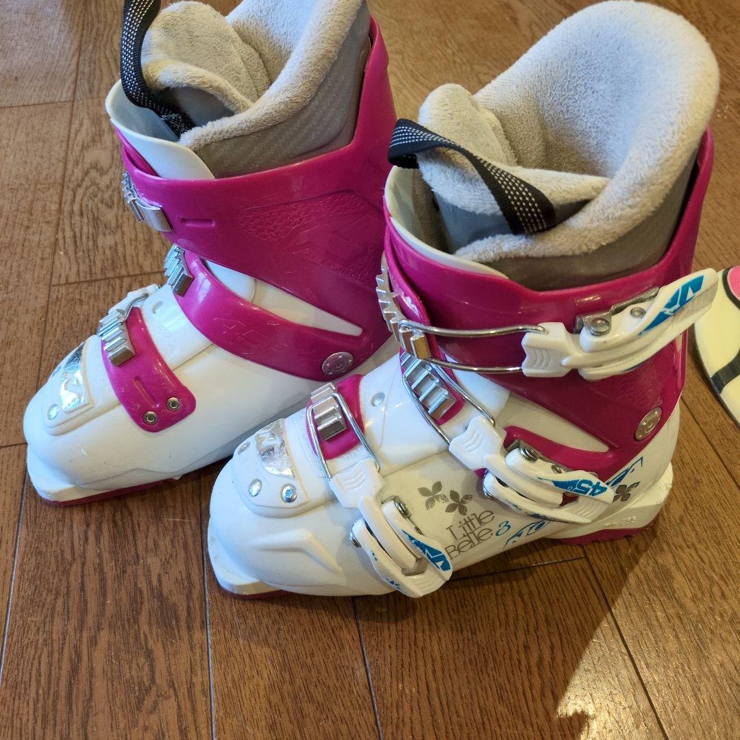 送料無料 K2 112cm ガールズ用スキーセット。ノルディカ20cmブーツ