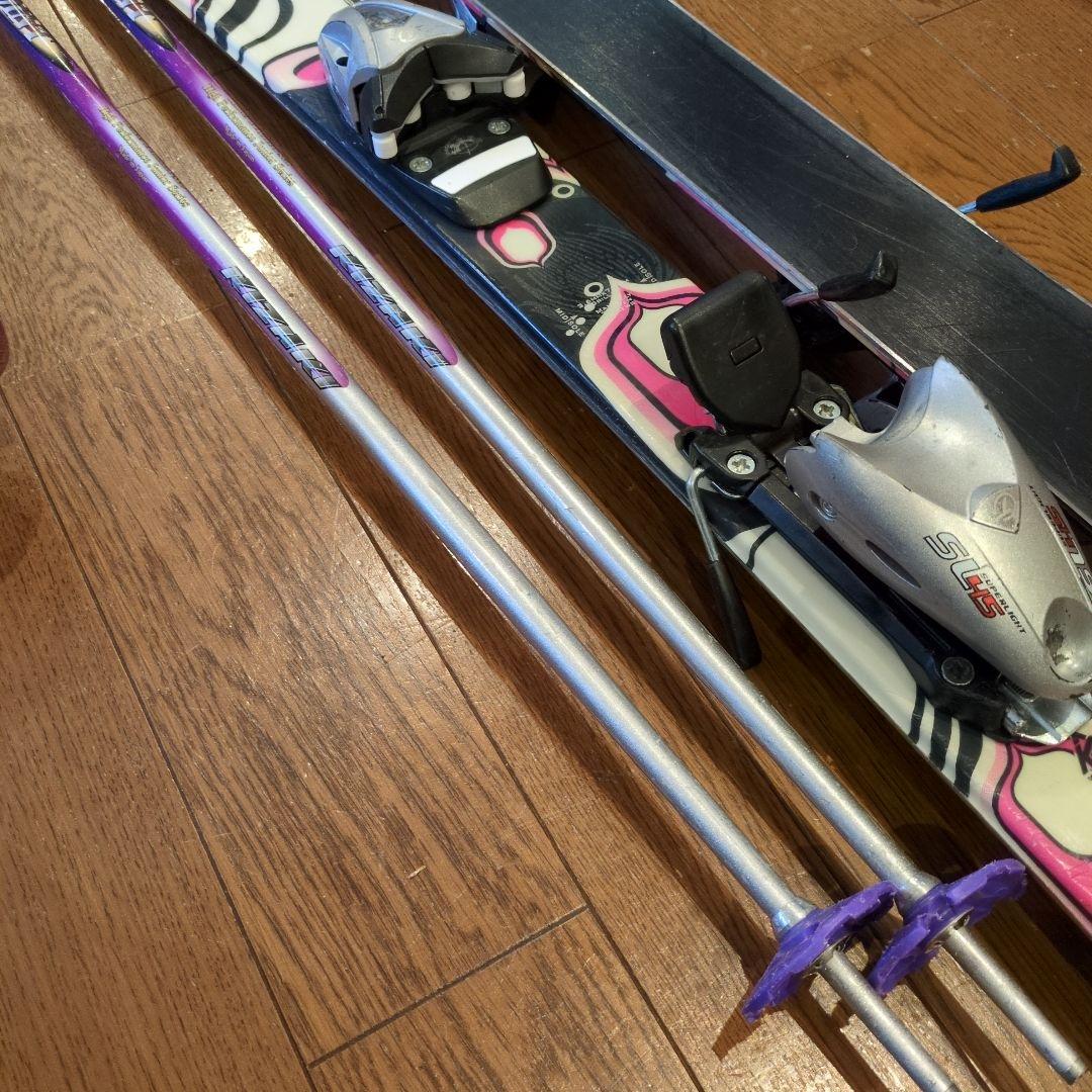 送料無料 K2 112cm ガールズ用スキーセット。ノルディカ20cmブーツ