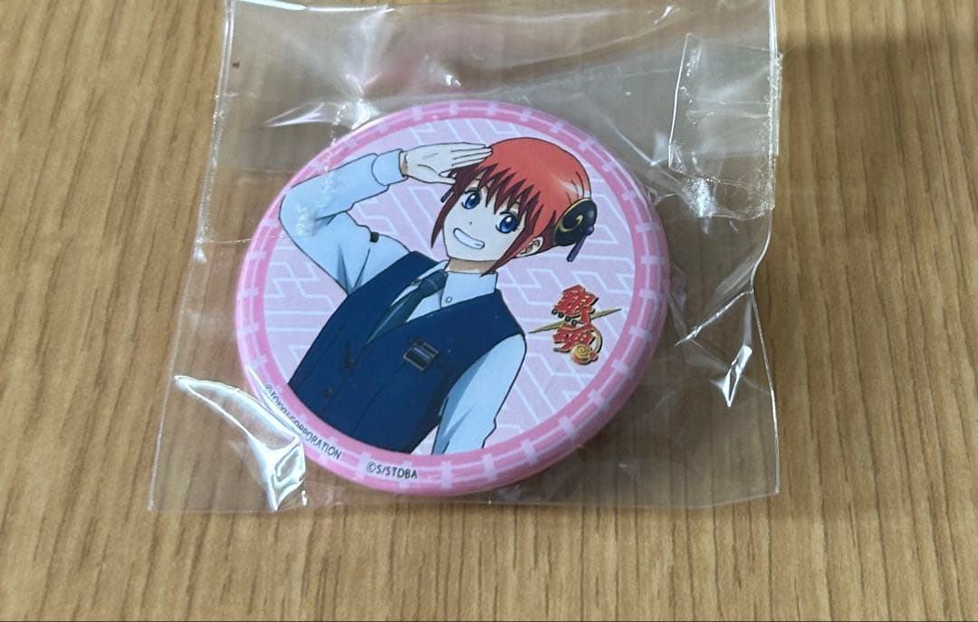 銀魂 東急電鉄 缶バッジ 神楽