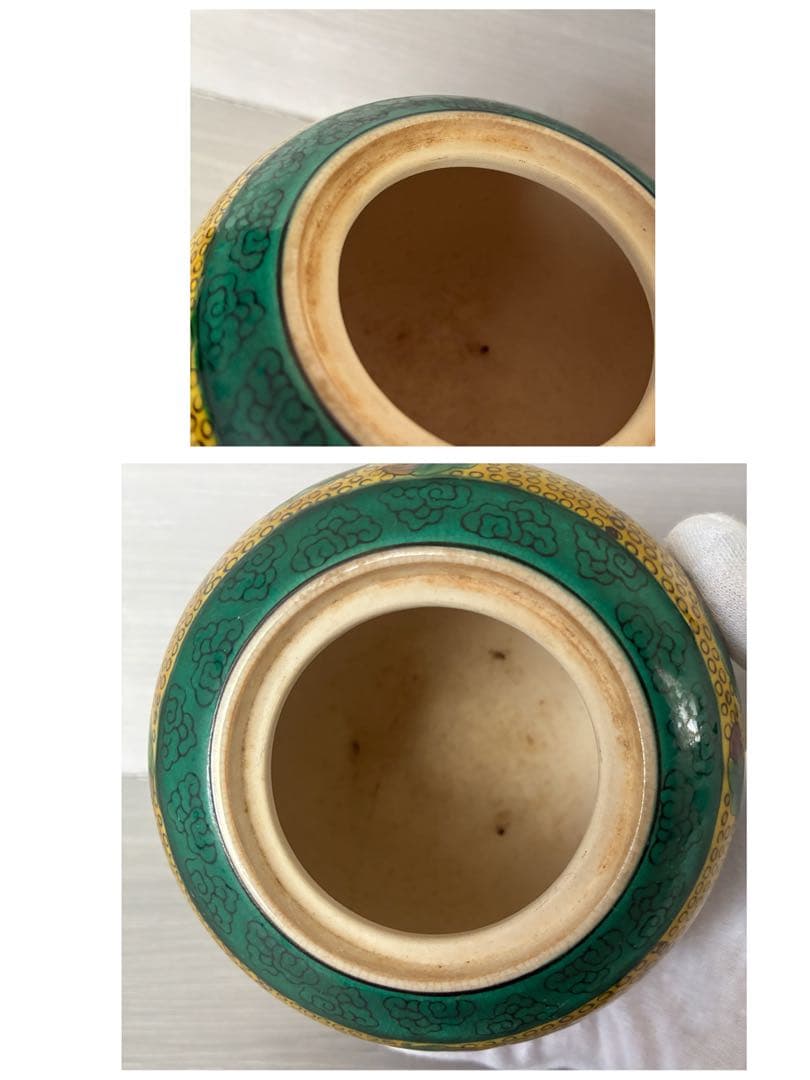 九谷焼　角福　香炉　陶器　茶道具