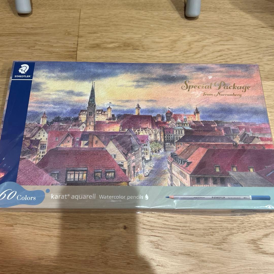 限定品　ステッドラー　カラトアクェレル　水彩色鉛筆60色