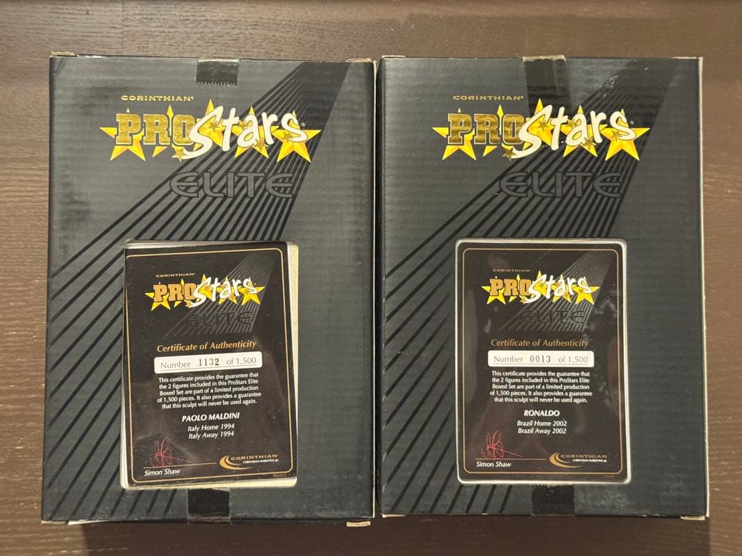 コリンシアン　プロスターズ　エリート　ロナウド　マルディーニ　2個セット