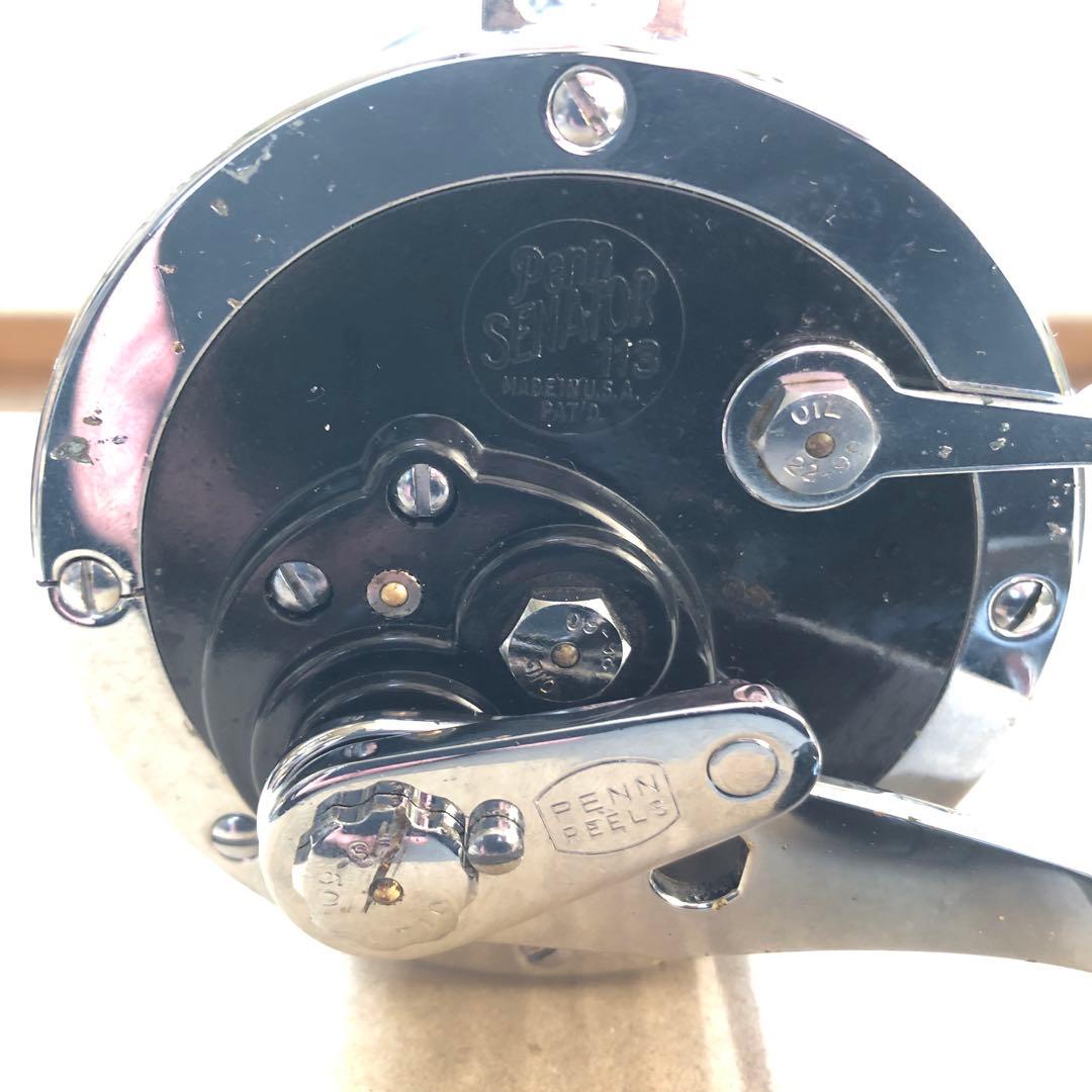Penn ペン セネター 113 4/0 リール ドラグハンドル ジャンク品