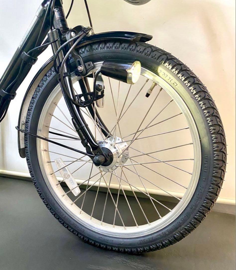1年保証 新型　パナソニック　ギュットミニ　gutto 黒色　電動アシスト自転車