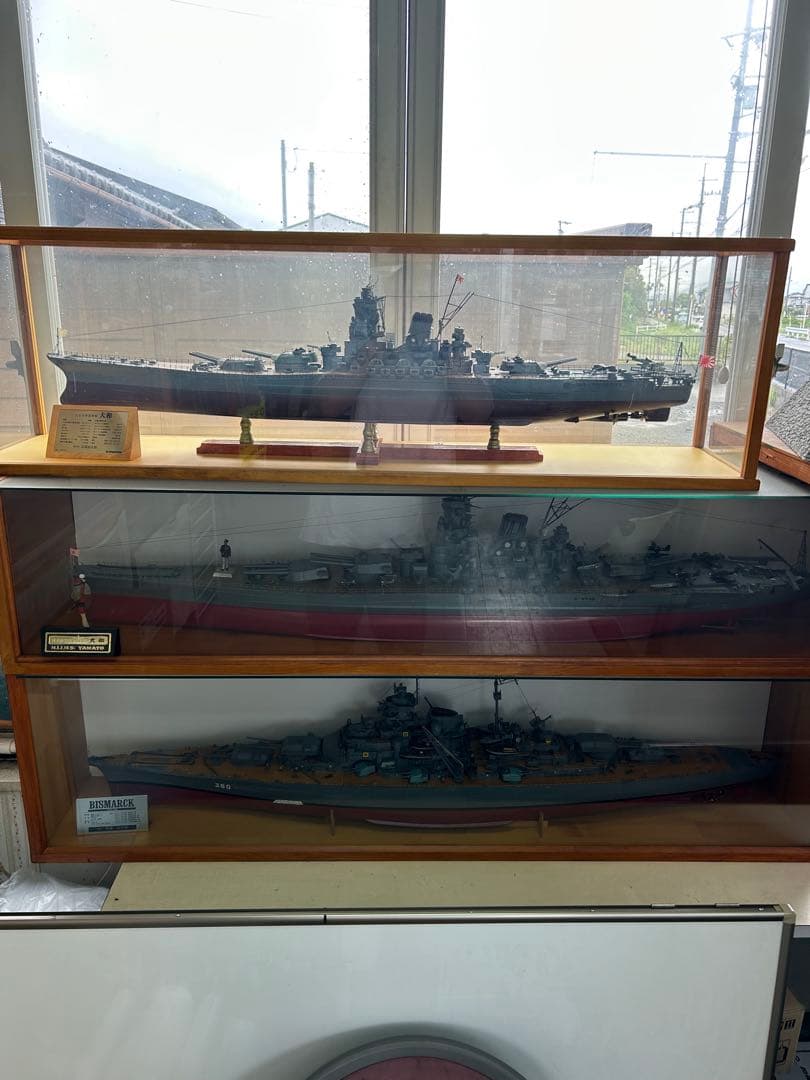 戦艦モデル 1/350スケール 大和　ビスマルク　小物つけます