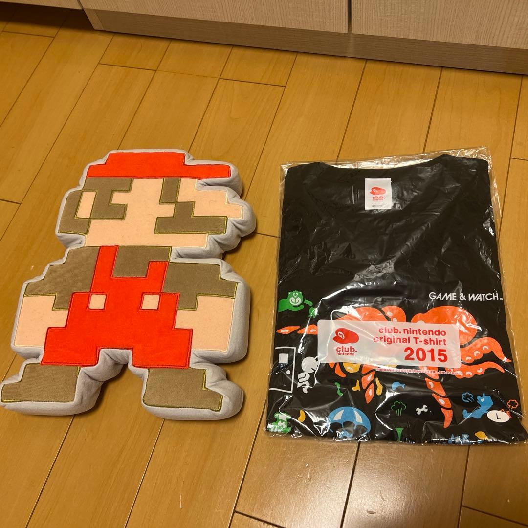 【非売品】クラブニンテンドー　クッション•Tシャツセット