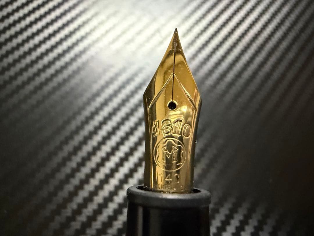 モンブラン 万年筆 マイスターシュテュック 146 14C 全金 EF 極細字