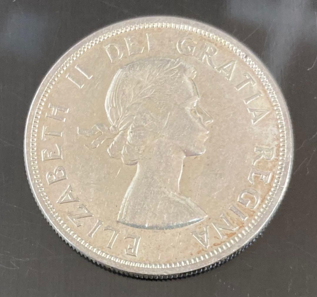 1958 カナダ 1ドル銀貨