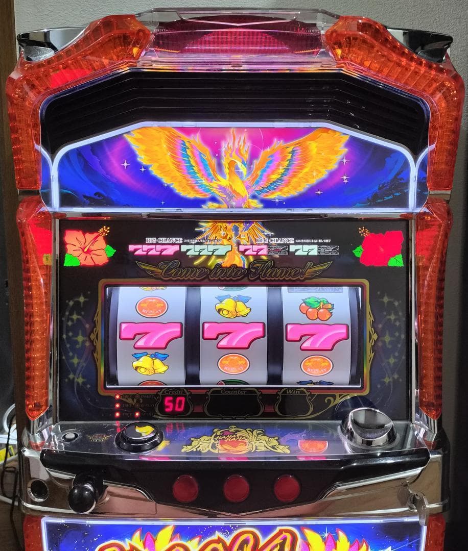 【パチスロ実機】パイオニア★ハナハナホウオウ‐30★オートプレイ付不要機付