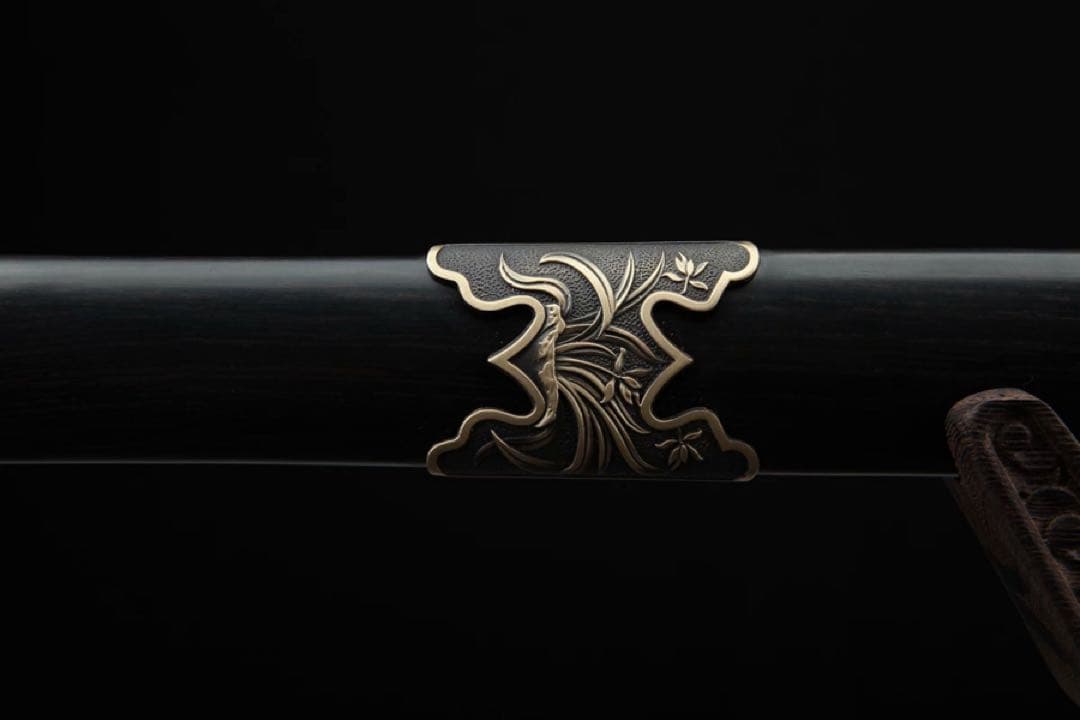 メイランシク 漢剣 美術刀 西洋剣 古兵器 鑑賞用 武具 黒檀 舞踊刀