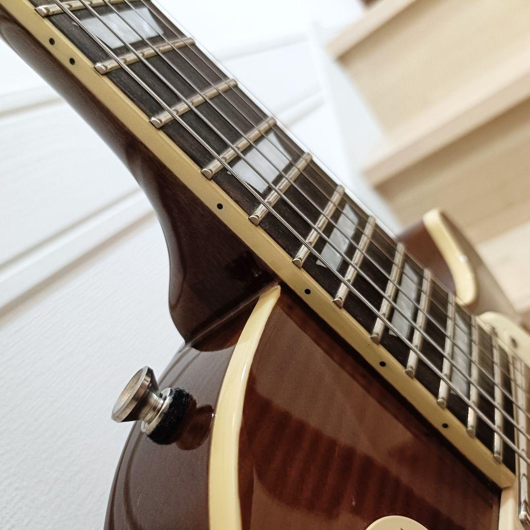 虎杢トップ｜Epiphone Les Paul Standard ハニーバースト