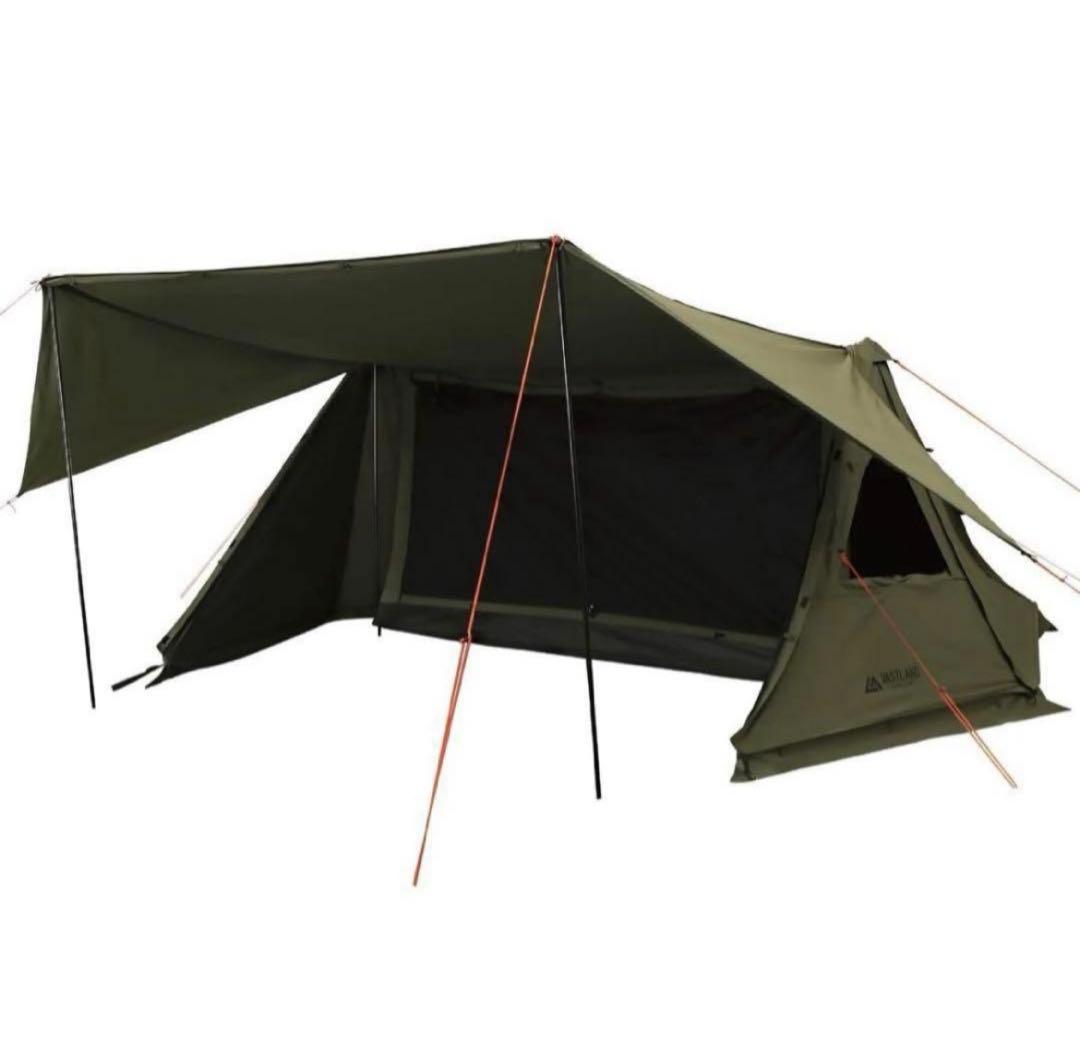 【美品】ヴァストランド VASTLAND TCパップテント ソロ 1人用 軍幕