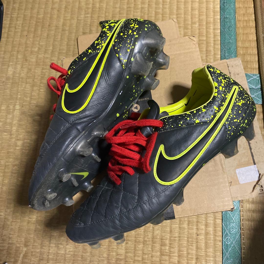 廃盤 ナイキ ティエンポ レジェンド5 acc 27cm ブラック×イエロー