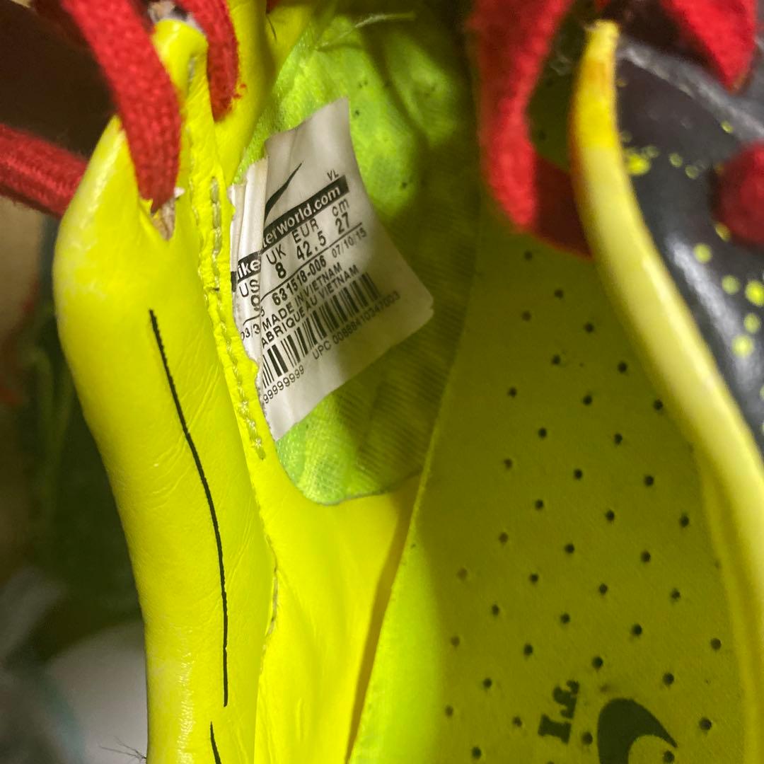 廃盤 ナイキ ティエンポ レジェンド5 acc 27cm ブラック×イエロー