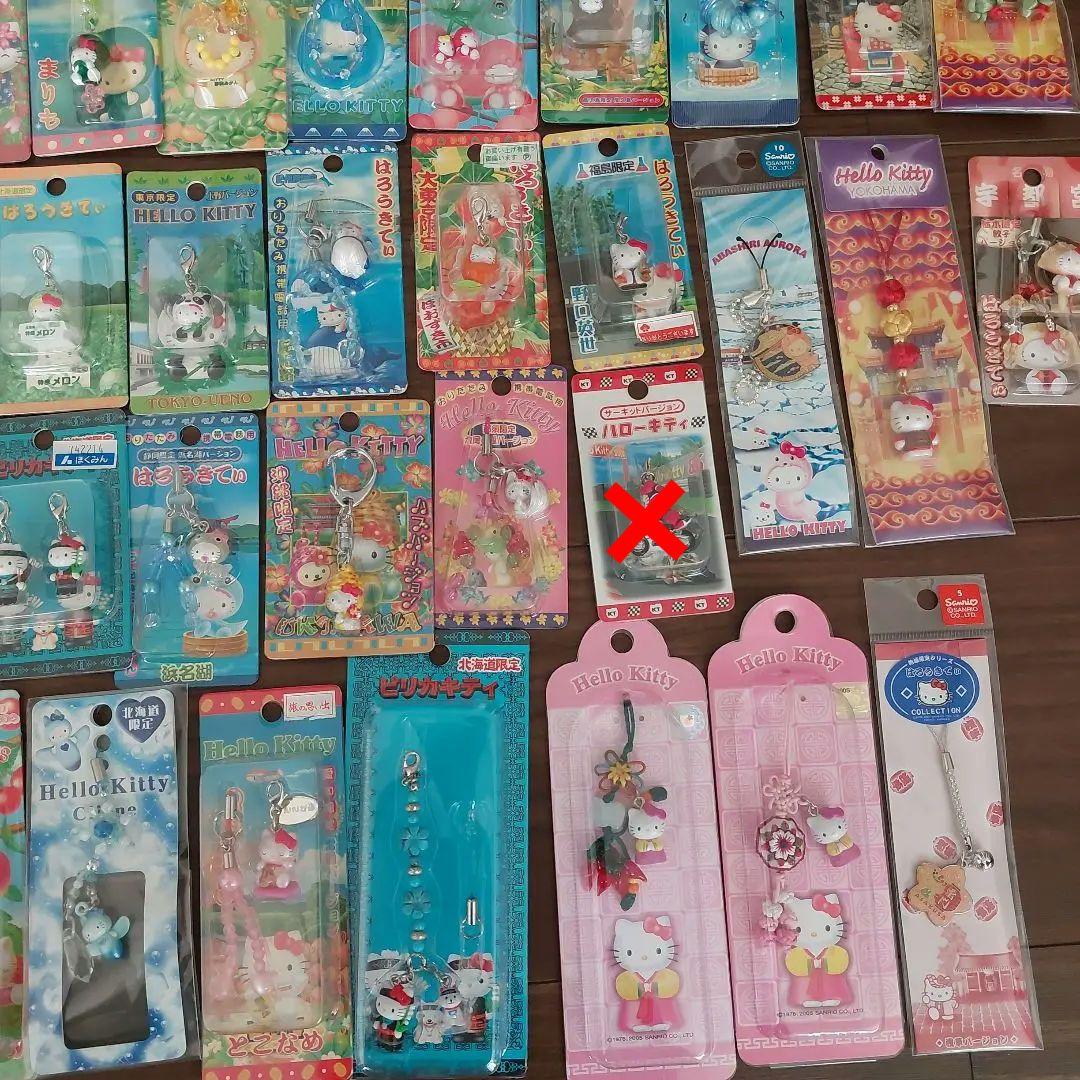 超希少　キティ　ご当地　ストラップ　まとめ売り57点　地域限定　レア　平成レトロ