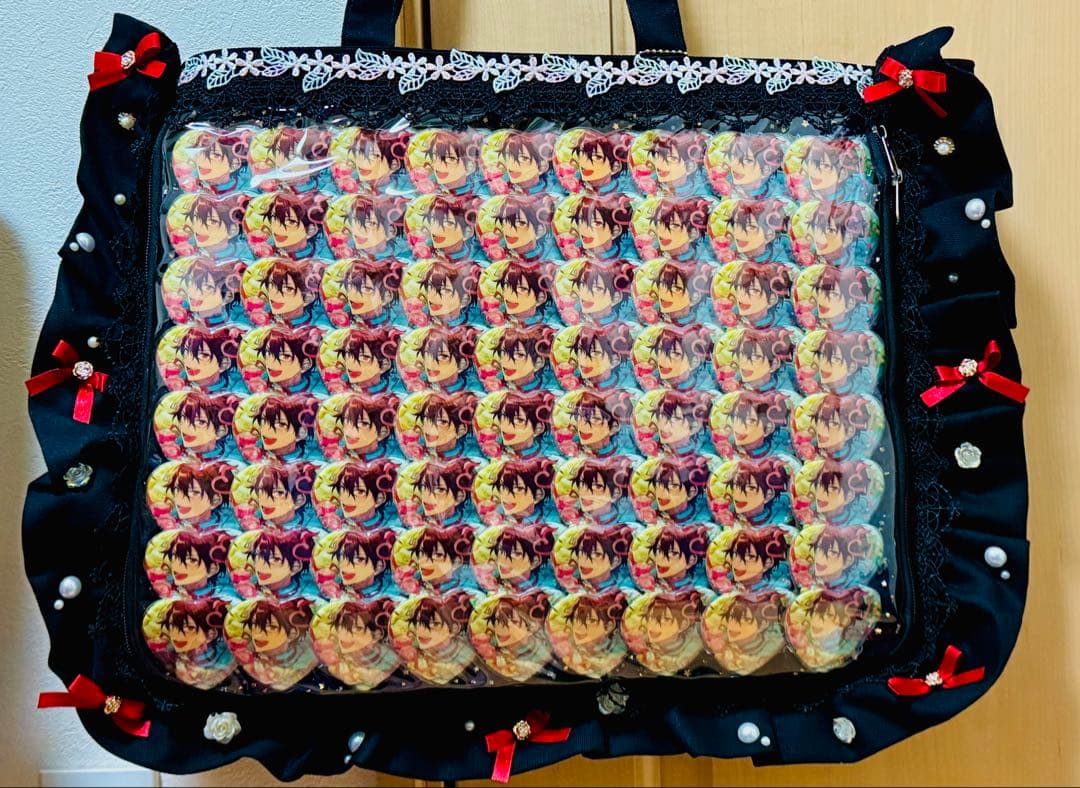 あんスタ 守沢 千秋 ホワイトデーハート缶バッジ 痛バ A3