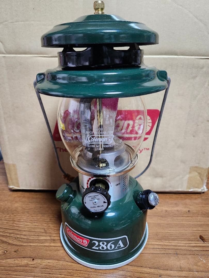 コールマン 286A カスタム 2019年４月製造ランタン ケース付き