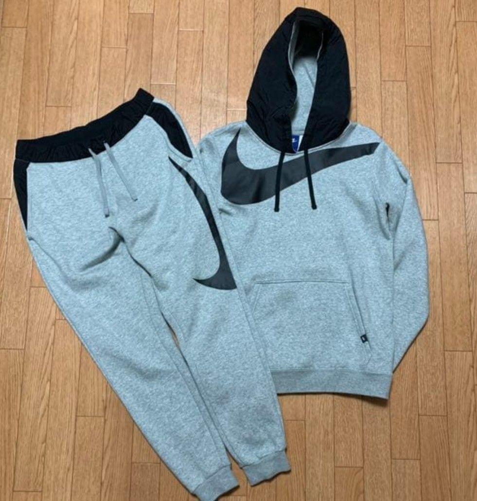 ナイキ　スウェット　セットアップ　グレー　裏起毛　サイズS