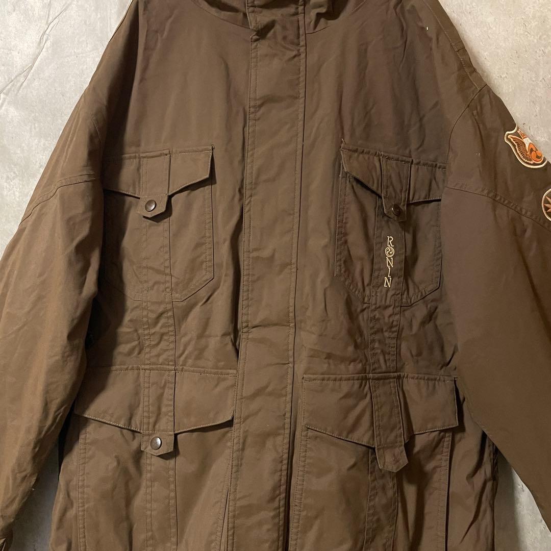 Burtonバートンスキーウェアスノーボードジャケットパーカーフード茶色ブラウン