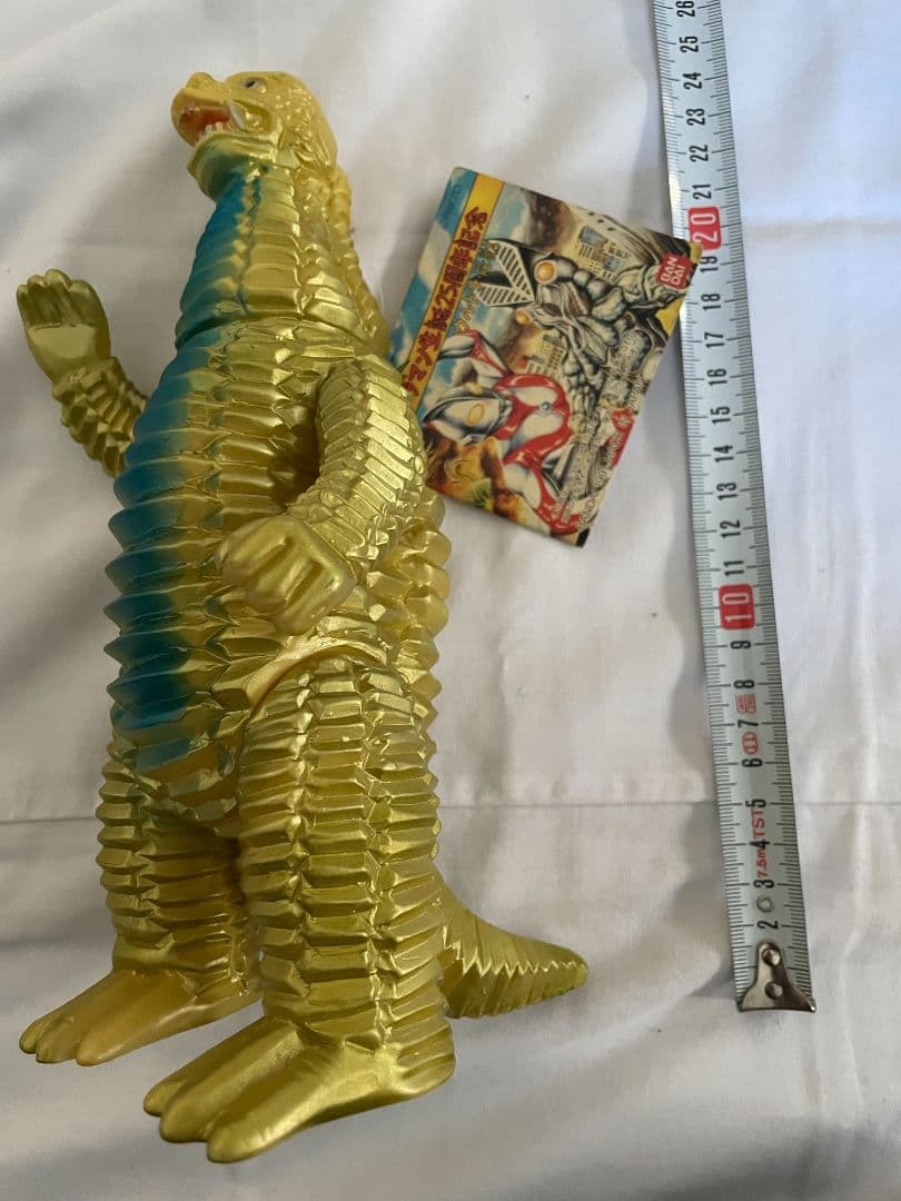 レッドキング ソフビ ブルマァク 約23㎝ 1991年 タグ付 現状 経年劣化