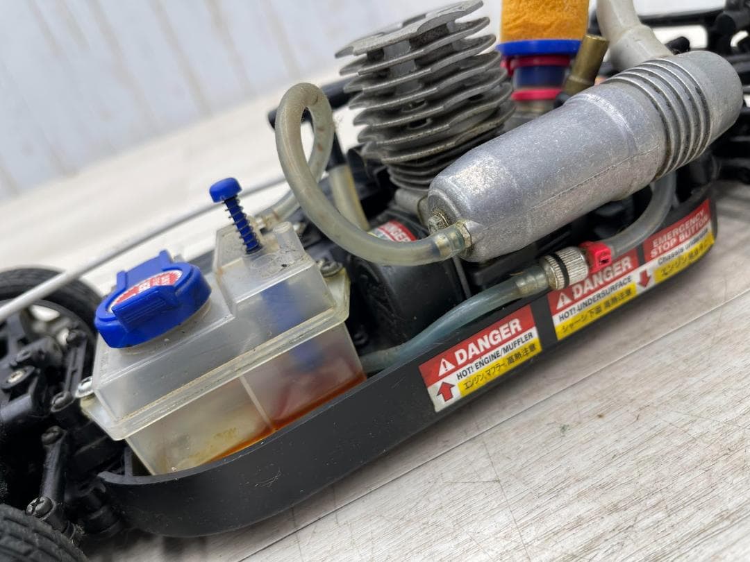 1/10 タミヤ エンジン ラジコンカー R34 GT-R TGS-Rシャーシ