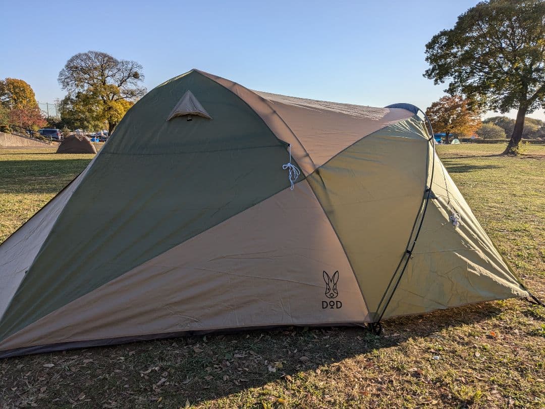 DOD　ザ・ワンタッチテント(L)　別売りグランドシート、MAT5付き