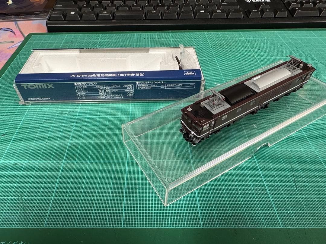 【キーボード】TOMIX9110加工　EF64 1001号機