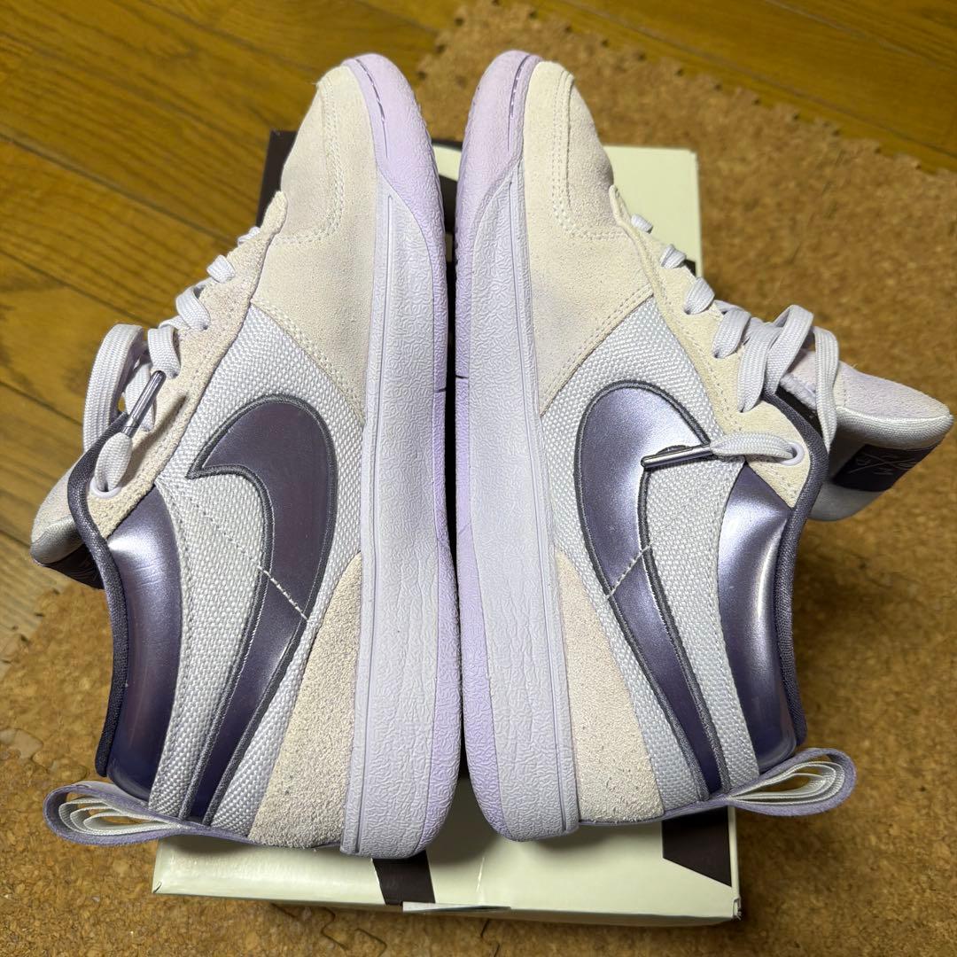 ナイキ BOOK 96 バスケットシューズ ホワイト/パープル　28.0