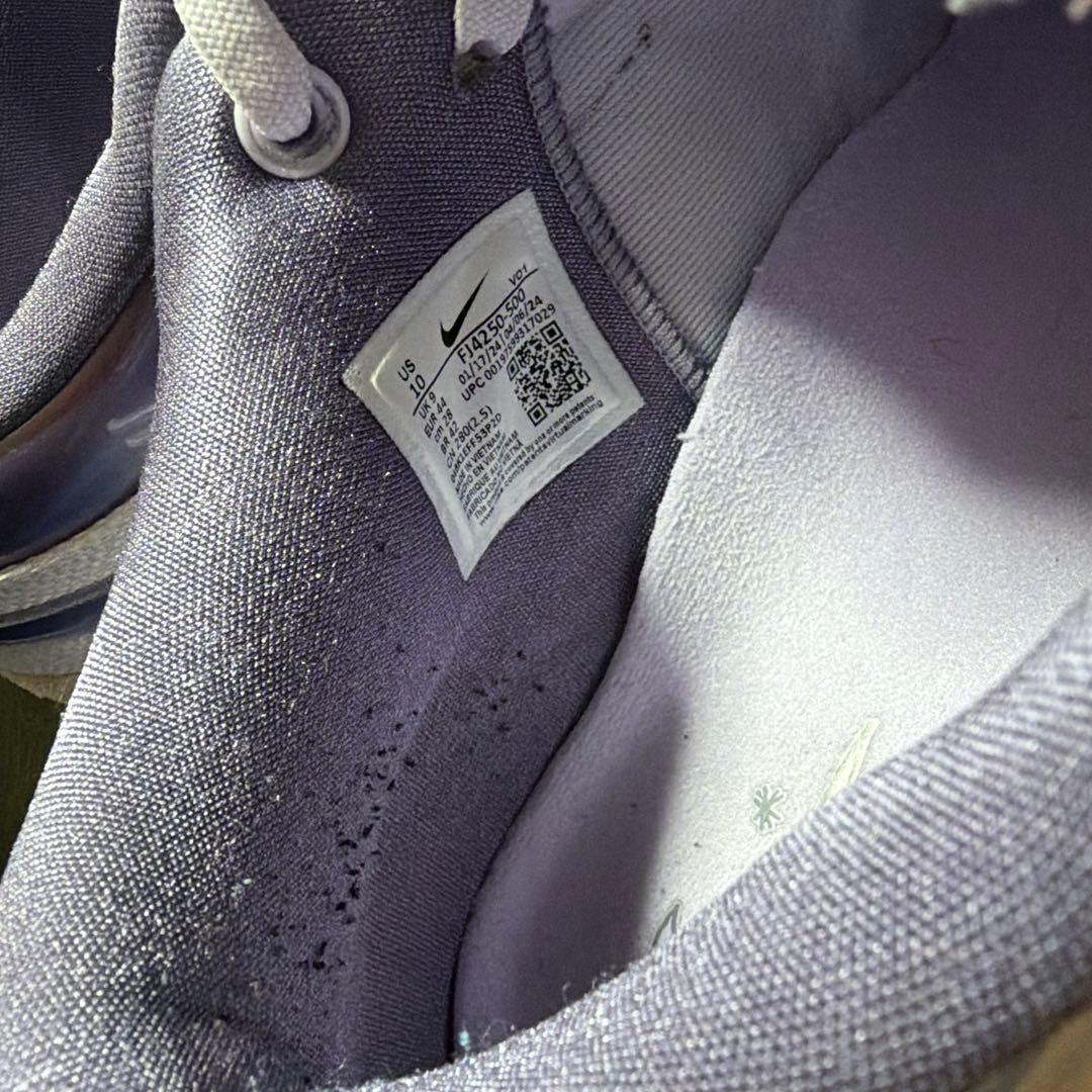 ナイキ BOOK 96 バスケットシューズ ホワイト/パープル　28.0