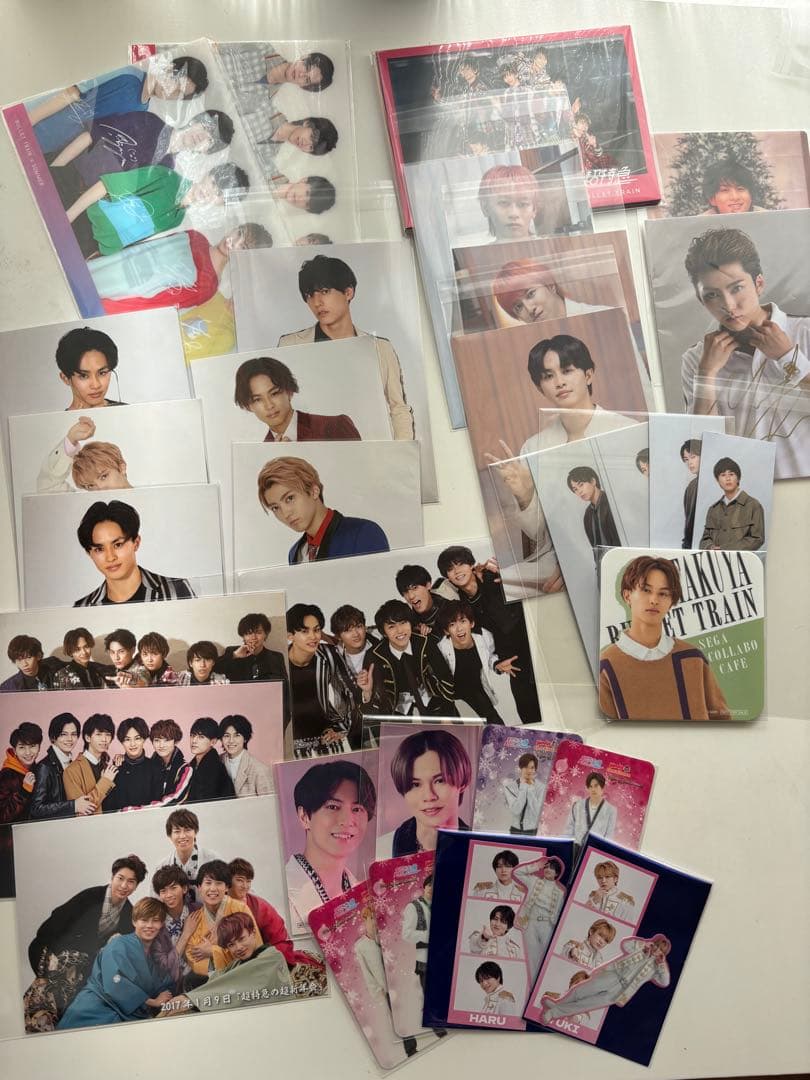 超特急 グッズ まとめ売り ペンライト 生写真 パンフレット タオル アクキー