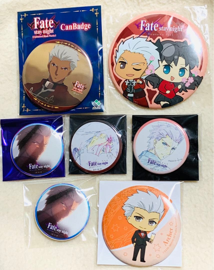 fate アーチャー ③ HF ubw バッジ 原画 ブロッコリー ダイニング
