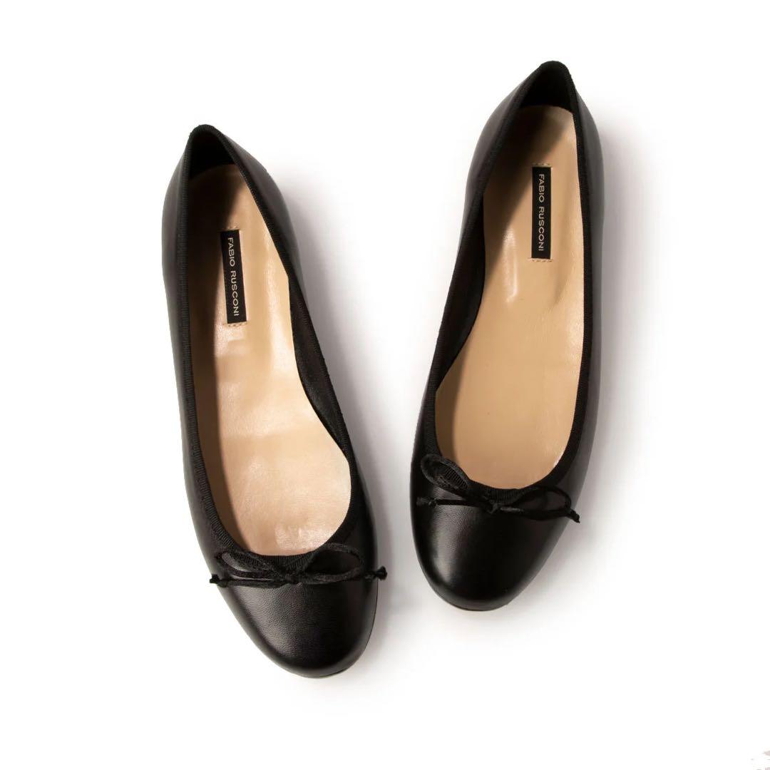 ファビオルスコーニ　リボンパンプス