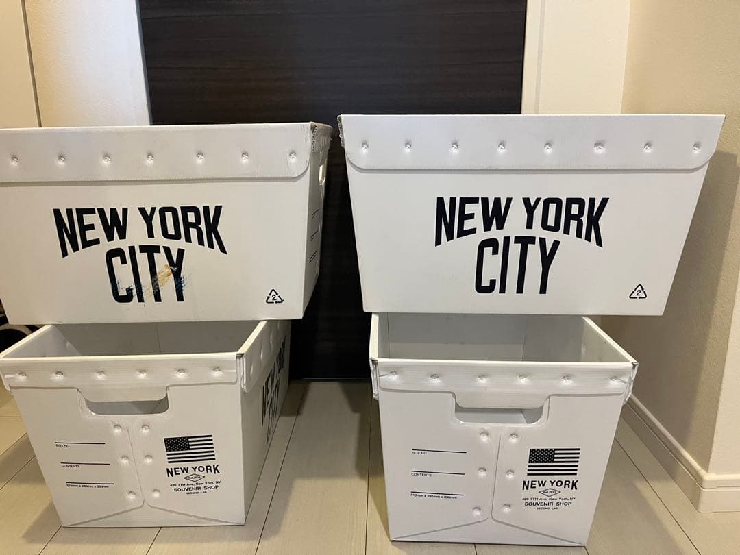 新品SECOND LAB ボックス4個セットNYC MAIL BOX