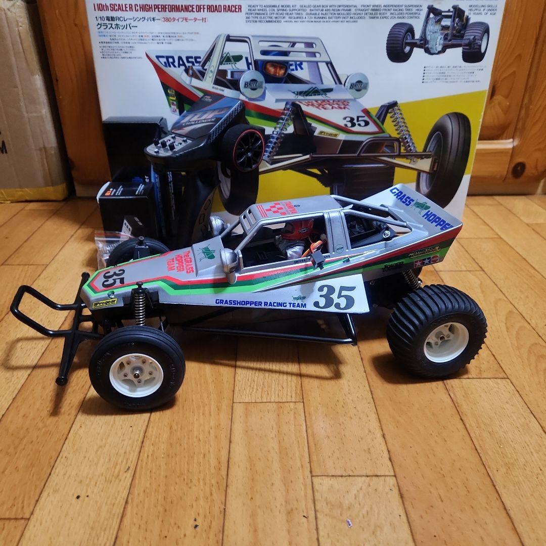 タミヤ バギー フルセット　グラスホッパー　銀色　ボディ　　　TAMIYA