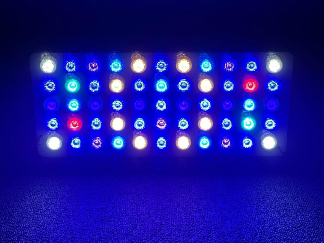 2台 珊瑚水槽LEDライト ブラックボックス PSE技術基準適合 プリズムレンズ