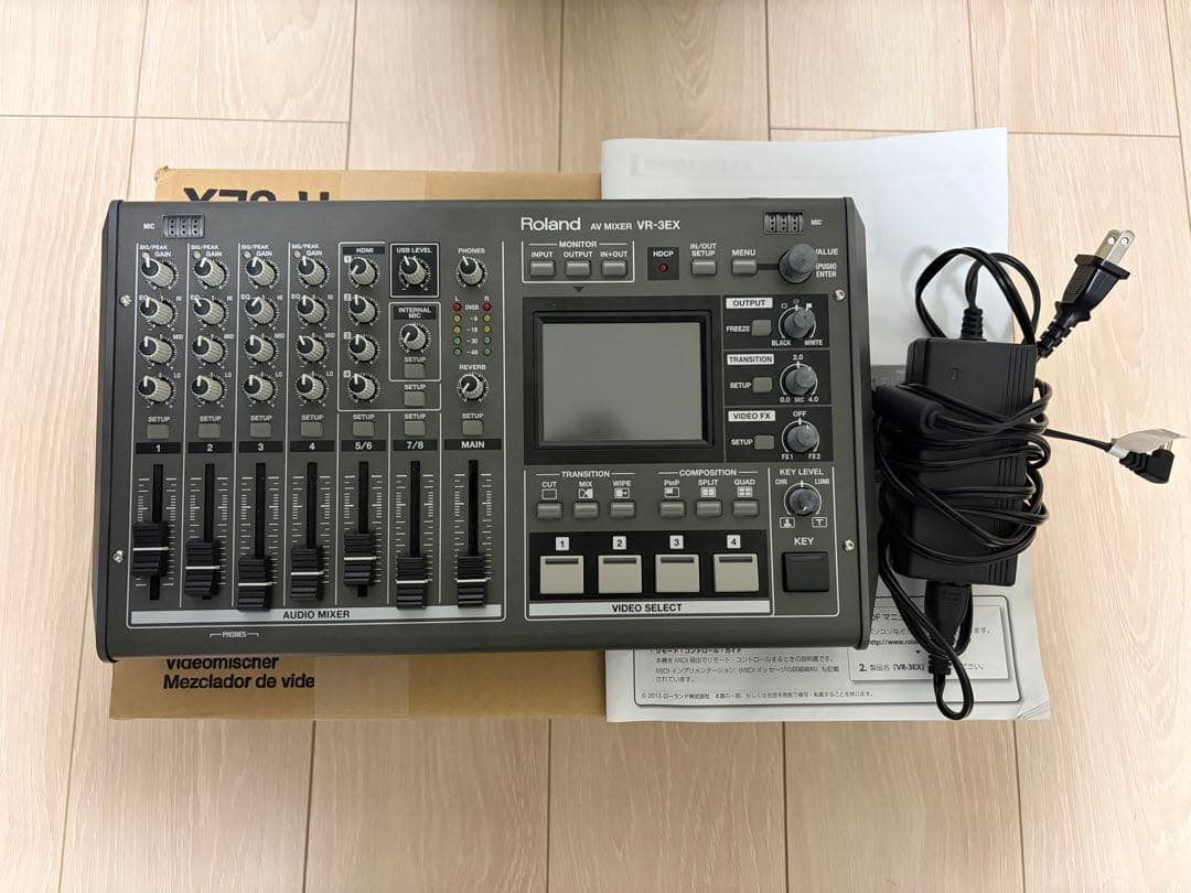 Roland VR-3EX AVミキサー｜ほぼ未使用｜リコール対応済｜完動品