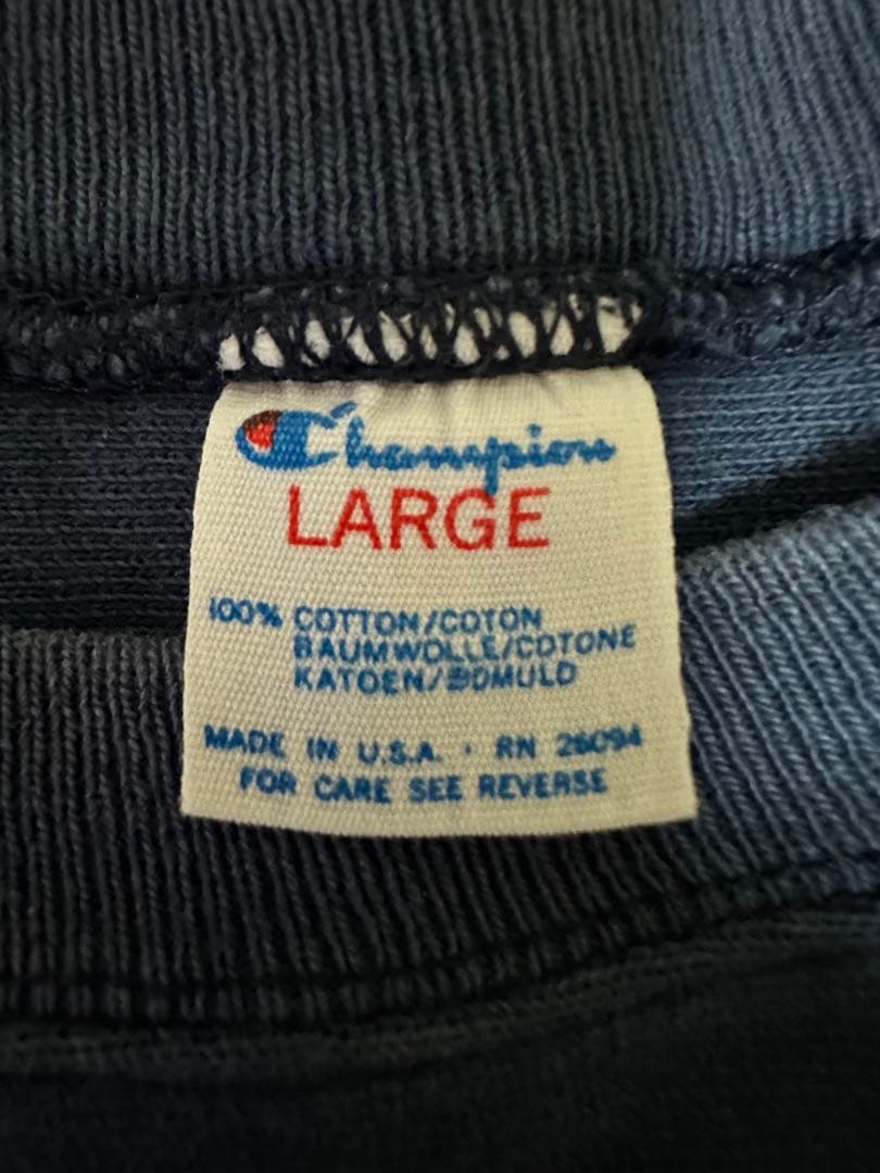 Champion フットボール Tシャツ 80's チャンピオン フェード L