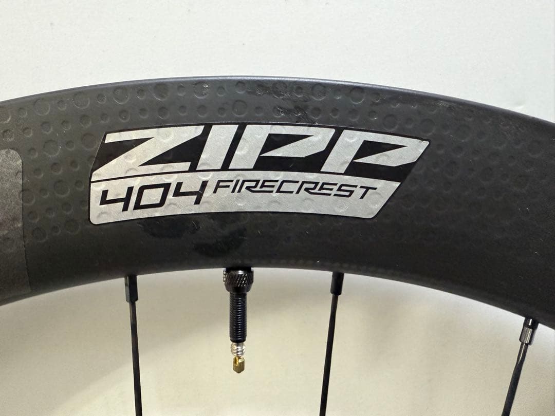 ZIPP404 FIRECREST カーボンホイール 前後セット シマノフリー